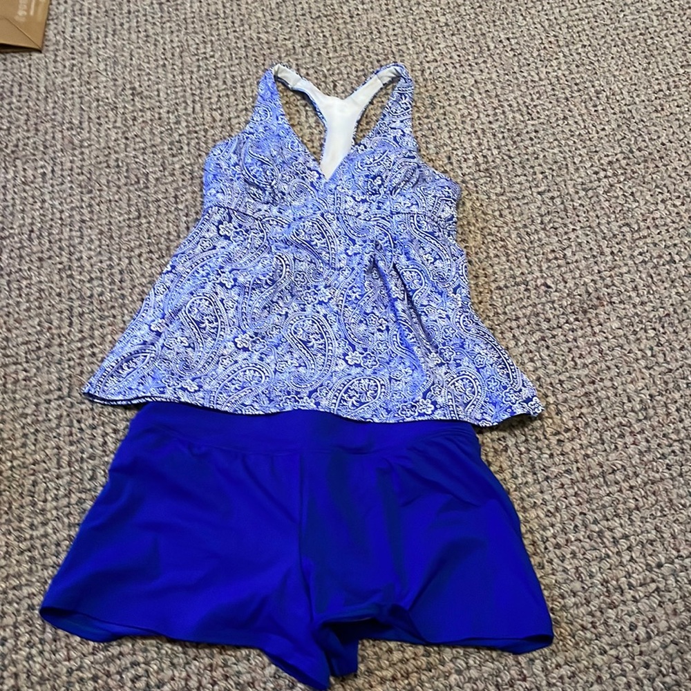 Two piece swim suit
